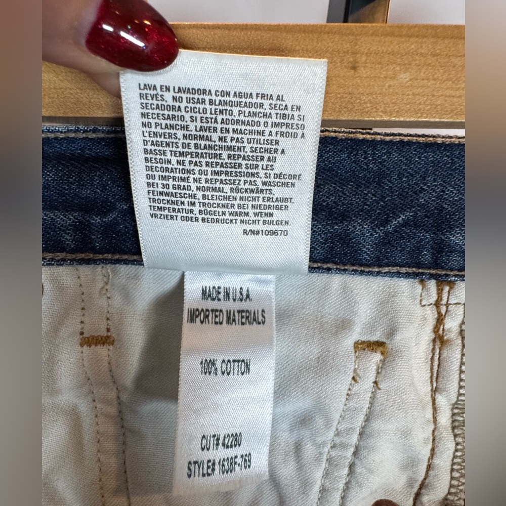 Citizens Of Humanity Premium Vintage Dree Crop High-Rise Slim Straight Jeans 29 - Picture 15 of 15